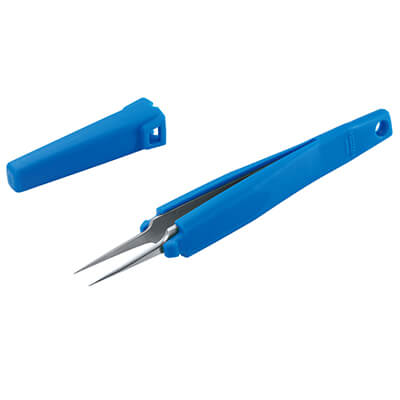 P-656, Precision Type Tweezers (Tapering Straight, Tip Round), Hozan