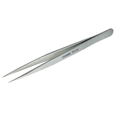 Bent Tip Tweezers, Hozan